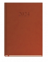 Kalendarz Uniwersalny 2024, tygodniowy A4 - brązowy (T-218V-S2)