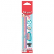 Ołówek Blackpeps Pastel HB z gumką (12 szt.)