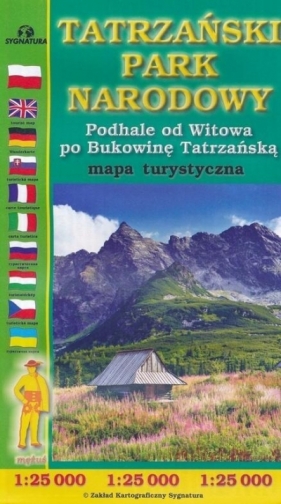 Mapa turystyczna - Tatrzański PN 1:25 000 - Praca zbiorowa