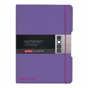 Notatnik my.book Flex A4/2x40k linia, kratka - fioletowy (11361466)