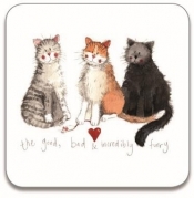 Podkładka pod kubek 3 koty