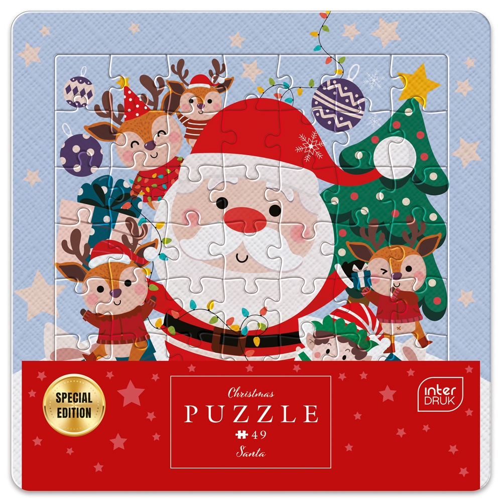 Puzzle w ramce - BN Santa, 49 el.