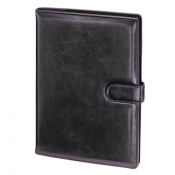 Notes A5 Premium kratka Genua czarny wymienny wkład NP-25GNZ/CZA/180K/Z