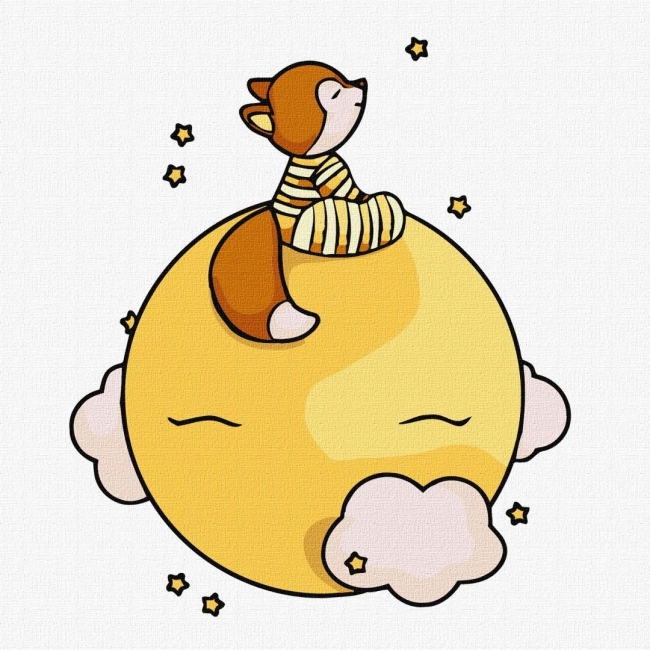 <img src='https://webimage.pl/pics/305/7/d4823104387305.jpg' style='height:440px' /> Malowanie po numerach -Gwiezdne niebo Kids 25x25cm