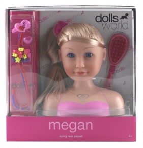 Głowa lalki do stylizacji Megan (016-08730)