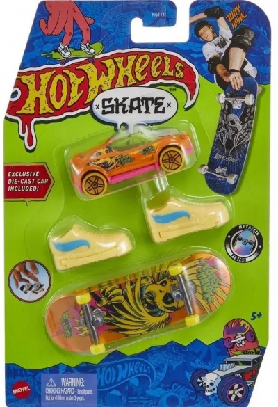 Hot Wheels Skate Deskorolka + buty + auto HNG59