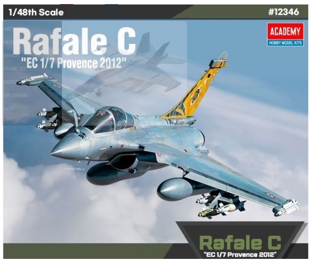 Model plastikowy Rafale C EC 1/7 Provence 2012 1/48 (12346)