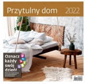 Kalendarz 30 x 30 z naklejkami. Przytulny dom 2022