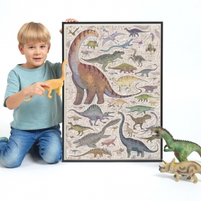 Puzzlove CzuCzu: Dinozaury 200 el. puzzle rodzinne