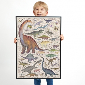 Puzzlove CzuCzu: Dinozaury 200 el. puzzle rodzinne