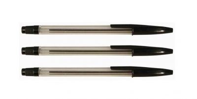 Długopis Stick czarny (50szt)