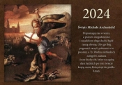 Kalendarz 2024 trójdzielny Św. Michał Archanioł - Praca zbiorowa
