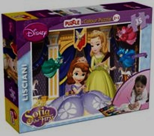 Sofia the First Puzzle + Colour 2 in 1 (304-44306)