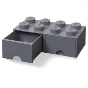LEGO, Szuflada klocek Brick 8 - Ciemnoszary (40061754)