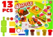 Zestaw Ciastolina Wafle Sandwich Zestaw Foremek