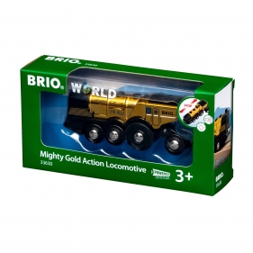 Brio World: Lokomotywka w kolorze metalicznego złota (63363000)