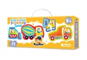 Puzzle CzuCzu Rączka układa Pojazdy na budowie (5700149)