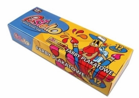 Farby plakatowe 20ml 12 kolorów