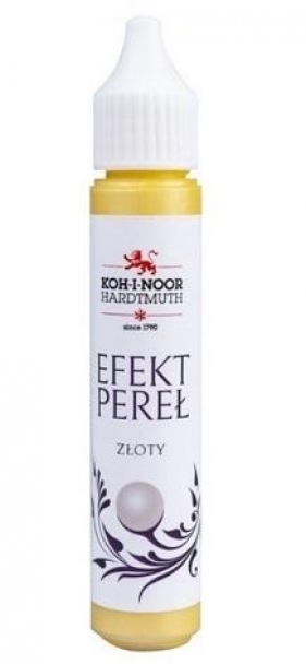 Pisak z efektem perłowym złoty 30ml