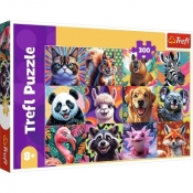 Puzzle 300 Zabawna wieś TREFL