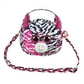 TY Fashion Zoey - Cekinowa torba na ramię Zebra (95130)
