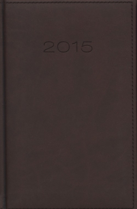 Kalendarz 2015 B6 41D Virando ciemny brąz - <br />