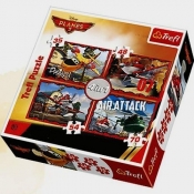 Samoloty w akcji Puzzle 4w1 (34230)
