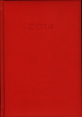 Kalendarz 2014 A5 21DR Czerwień dzienny - <br />
