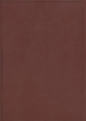 Kalendarz 2017 KKA-4TL książkowy Lux jasnoczekoladowy