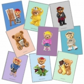 Zeszyt PP A5/32K kratka Teddies, 1 szt