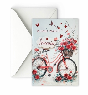 Karnet A5 grający Imieninowy