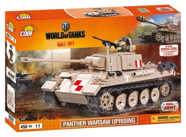 Cobi: World of Tanks. Powstańczy czołg Panther - 3030