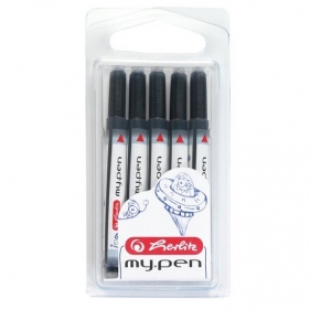 Naboje atramentowe do pióra wiecznego my.pen, długie, 5 szt. - niebieskie