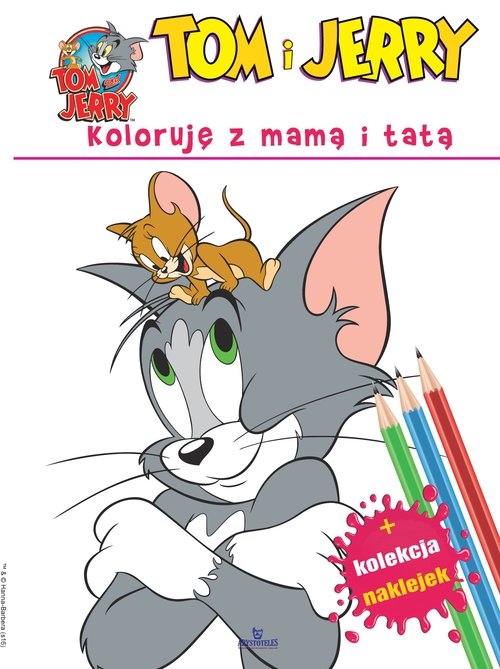 Tom i Jerry Koloruję z mamą i tatą