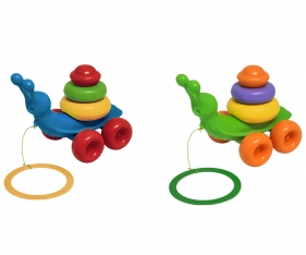 Ślimak zabawka edukacyjna - 8 elementów MIX (42230)