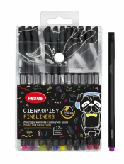 Cienkopisy 0,4mm 12 kolorów