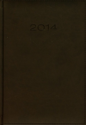 Kalendarz 2014 A5 21DR Ciemnobrązowy dzienny - <br />