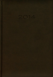 Kalendarz 2014 A5 21DR Ciemnobrązowy dzienny - <br />