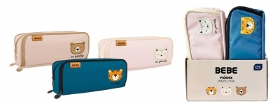 Piórnik 3-komorowy BB Friends