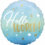 Balon foliowy Hello World