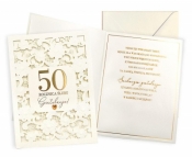 Karnet Rocznica ślubu 50
