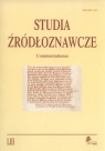 Studia źródłoznawcze Tom 53