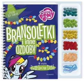 My Little Pony Bransoletki i inne ozdoby w stylu Rainbow Dash - Jamrógiewicz Marta