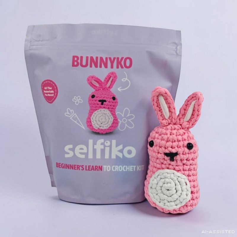 Zestaw do szydełkowania króliczek Bunnyko
