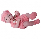 Lalka gumowa - ubranko różowe 30,5 cm (101309)