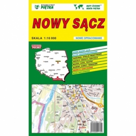 Plan miasta Nowy Sącz - Wydawnictwo Piętka