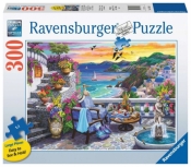 Ravensburger, Puzzle 300: Zachód słońca nad Santorini (17130)