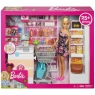  Barbie Supermarket Zestaw do zabawy + Lalka (FRP01)Wiek: 3+