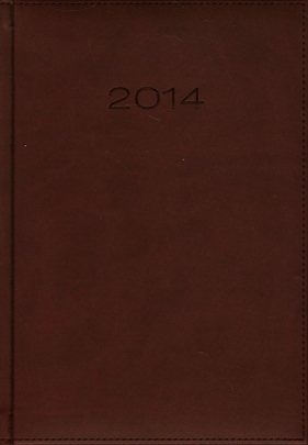 Kalendarz 2014 A5 21DR Bordo dzienny - <br />