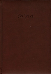Kalendarz 2014 A5 21DR Bordo dzienny - <br />